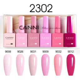 CANNI Christmas Color Gel Polish 9ml Hema Free TPO Free Nail Gel Polish Winter Colors Semi Permanent Gel Super Texture Brush