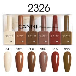 CANNI Christmas Color Gel Polish 9ml Hema Free TPO Free Nail Gel Polish Winter Colors Semi Permanent Gel Super Texture Brush