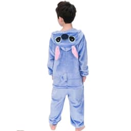 Kigurumi Stitch Cartoon Onesies Kids Children Animal Pajamas Jumpsuits Girls Boys Anime Cosplay Costumes For Christmas Halloween