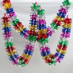 Colorful Christmas Tree Tinsel Garland Ribbon Bar Shiny Tops Christmas Tree Hanging Ornaments Wedding Party Decoration