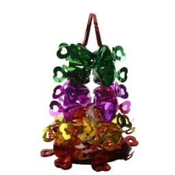 Colorful Christmas Tree Tinsel Garland Ribbon Bar Shiny Tops Christmas Tree Hanging Ornaments Wedding Party Decoration