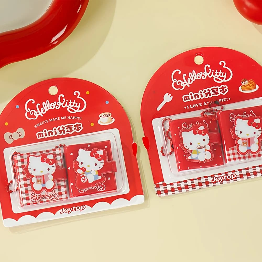 Genuine Sanrio Notebook Hello Kitty Pocket Notepad Travel Sketchbook Planner Diary Cover Booklet Christmas Women Gifts