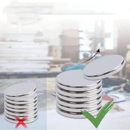 8x2mm Circular Invisible Magnet - Multi Purpose Suitable for Hanging, Christmas DIY, Home, Bag Button, Office, Fixed Aesthetic