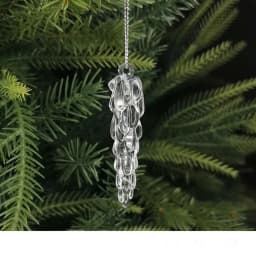 10Pcs Sparkling Snowflake Christmas Tree Hanging Pendant Decor Home Room Decoration Xmas Navidad DIY New Year Gift Wedding Decor