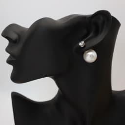 NEW Big Imitation Pearl CZ Crystal Stud Earrings Women Europe and America Simple Round Ball Brincos Jewelry Christmas Gift