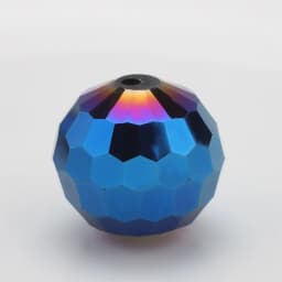 22mm 96Facets Ball Electroplated Glass Round Bead Pendant For DIY Making Crystal Sun Catcher Christmas Tree Home Wedding Decor