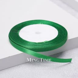 Satin Ribbon 22.8Meters 6mm 25yards 1/4inch Gift Wrap Bow Crafts Material Gold Sage Green Wedding Party Christmas Decoration