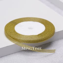 Satin Ribbon 22.8Meters 6mm 25yards 1/4inch Gift Wrap Bow Crafts Material Gold Sage Green Wedding Party Christmas Decoration