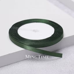 Satin Ribbon 22.8Meters 6mm 25yards 1/4inch Gift Wrap Bow Crafts Material Gold Sage Green Wedding Party Christmas Decoration