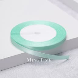 Satin Ribbon 22.8Meters 6mm 25yards 1/4inch Gift Wrap Bow Crafts Material Gold Sage Green Wedding Party Christmas Decoration