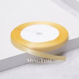 Satin Ribbon 22.8Meters 6mm 25yards 1/4inch Gift Wrap Bow Crafts Material Gold Sage Green Wedding Party Christmas Decoration