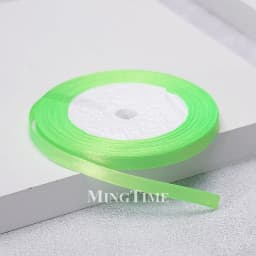 Satin Ribbon 22.8Meters 6mm 25yards 1/4inch Gift Wrap Bow Crafts Material Gold Sage Green Wedding Party Christmas Decoration