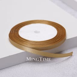 Satin Ribbon 22.8Meters 6mm 25yards 1/4inch Gift Wrap Bow Crafts Material Gold Sage Green Wedding Party Christmas Decoration