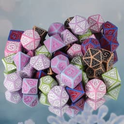 DND Dice Set -7pc Christmas Polyhedral Dice for D&D RPG MTG Role Playing Table Party Games & DM & Dice Goblin