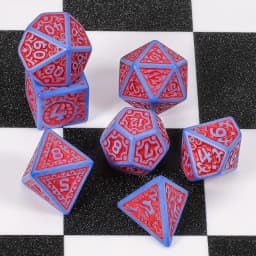DND Dice Set -7pc Christmas Polyhedral Dice for D&D RPG MTG Role Playing Table Party Games & DM & Dice Goblin