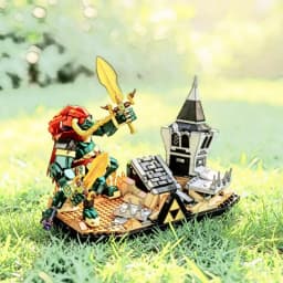 Fast Ship 1003PCS Battle Castle Building Blocks The Final Battle Desktop Decor Movie Assembly Toys for Christmas Festival Gifts