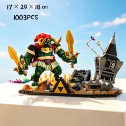 Fast Ship 1003PCS Battle Castle Building Blocks The Final Battle Desktop Decor Movie Assembly Toys for Christmas Festival Gifts