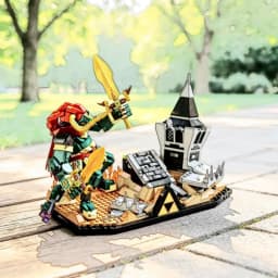 Fast Ship 1003PCS Battle Castle Building Blocks The Final Battle Desktop Decor Movie Assembly Toys for Christmas Festival Gifts