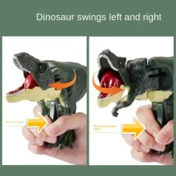 Children Decompression Dinosaur Zazaza Toy Creative Battery-free Telescopic Spring Swing Fidget Toys Christmas Gifts for Kids
