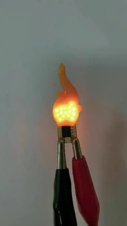 DC 3V-5V Led COB Flash Candles Edison Flame Warm White 2200K LED Filament Diode DIY Christmas Party Decoration 1pcs 30pcs 100pcs