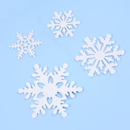 16pcs Snowflake Cupcake Toppers Frozen Theme Cake Decorations Birthday Party Decoration Christmas Cake Supplies Accessories