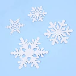 16pcs Snowflake Cupcake Toppers Frozen Theme Cake Decorations Birthday Party Decoration Christmas Cake Supplies Accessories