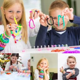 15000+ Rubber Band Bracelet Kit, Loom Bands Vibrant Colours with Storage Box, DIY Friendship Bracelet Making Kit Christmas Gift