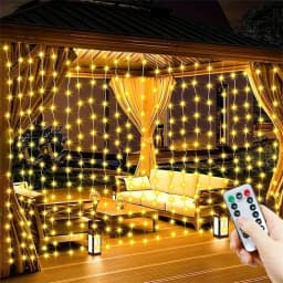 3M LED Curtain String Lights Fairy Decoration USB Holiday Garland Lamp 8 Mode For Home Garden Christmas Party New Year Wedding