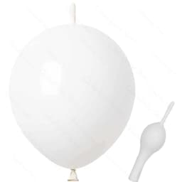 50/30/10Pcs Link Balloon Linking Balloons 6/12inch Metallic Chrome Latex Balloons for Birthday Christmas Wedding Party Decor