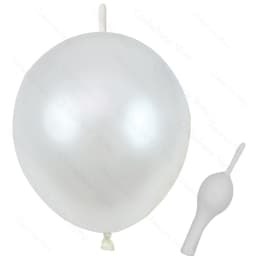 50/30/10Pcs Link Balloon Linking Balloons 6/12inch Metallic Chrome Latex Balloons for Birthday Christmas Wedding Party Decor