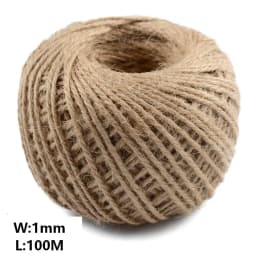 Natural Vintage Jute Rope Twine Roll Sewing Christmas Crafts Jute Cord Thread Wedding Handmade DIY Party Ribbon Bows Decoration