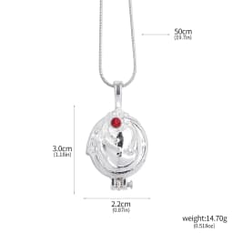 The Vampire Diaries Necklace Elena Gilbert Fashion Vervain Verbena Pendant Photo Locket Jewelry Men Women Christmas Party Gifts