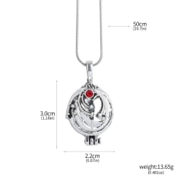 The Vampire Diaries Necklace Elena Gilbert Fashion Vervain Verbena Pendant Photo Locket Jewelry Men Women Christmas Party Gifts