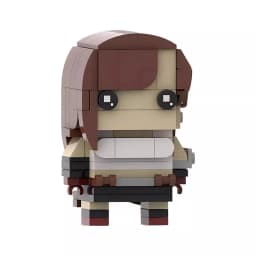 Bricklink MOC Game Fantasyed Action Figures Zack Fair Tifa Aerith Cloud Mog Bricks Sets Building Blocks Kid Toys Christmas Gift