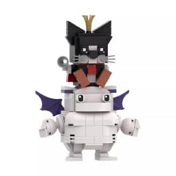 Bricklink MOC Game Fantasyed Action Figures Zack Fair Tifa Aerith Cloud Mog Bricks Sets Building Blocks Kid Toys Christmas Gift