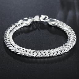 Hot 925 sterling silver Bracelets 10MM Ferrero wild classic men's chain for woman Wedding party Christmas Gift Fashion Jewelry