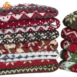 150x45cm Sweater Knit Fabric Snow Jacquard Polyester Fabric Christmas Tree Skirt Pillow Decoration Cloth Crafts Toy DIY Material