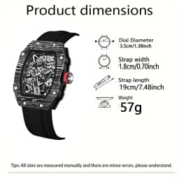 New Sports Fashion Quartz Watch for Men and Women, Ultra-Thin Barrel Series, Trendy and Fashionable, with Luminous Display, Nylon Strap, Electronic Quartz Movement, Suitable for Men, Ideal Gift for Valentine's Day, Easter, Birthdays, Christmas, or for Friends - Suitable for Business or Casual Occasions