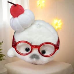 ★▲Cartoon Cute Plush Seal Keychain White Seal Pendant Fashion Stuffed Doll Keyring Backpack Hanging Decoration Christmas Gift