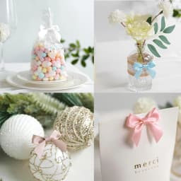 10/30/50Pcs Handmade Bow With Adhesive Back for Christmas Gift Box Flower Decoration Handmade DIY Clothing Accessories