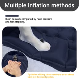 Cozy 10cm Thick Inflatable Mattress - Winter Insulated Camping Pad, Perfect Christmas Gift Idea for Family & Outdoor Adventures