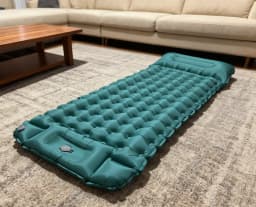 Cozy 10cm Thick Inflatable Mattress - Winter Insulated Camping Pad, Perfect Christmas Gift Idea for Family & Outdoor Adventures