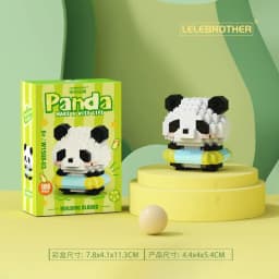 New Cute Cartoon Variety Of Red Panda Educational Building Blocks Toys Room Decoration Children's Birthday Or Christmas Gift