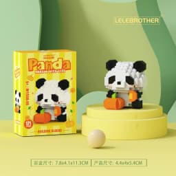 New Cute Cartoon Variety Of Red Panda Educational Building Blocks Toys Room Decoration Children's Birthday Or Christmas Gift