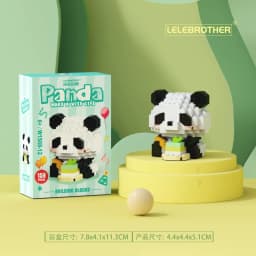 New Cute Cartoon Variety Of Red Panda Educational Building Blocks Toys Room Decoration Children's Birthday Or Christmas Gift