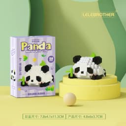 New Cute Cartoon Variety Of Red Panda Educational Building Blocks Toys Room Decoration Children's Birthday Or Christmas Gift