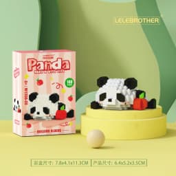 New Cute Cartoon Variety Of Red Panda Educational Building Blocks Toys Room Decoration Children's Birthday Or Christmas Gift
