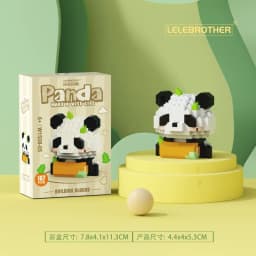 New Cute Cartoon Variety Of Red Panda Educational Building Blocks Toys Room Decoration Children's Birthday Or Christmas Gift
