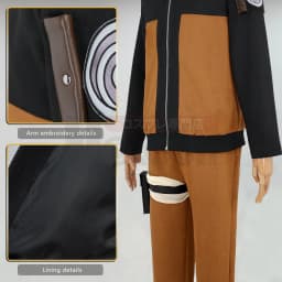 HOLOUN Anime Uzumaki Cosplay Costume Adult Version Top Pants Headdress Christmas New Year Gift Cos Convention