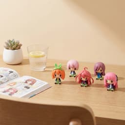 5Pcs/Set The Quintessential Quintuplets Mini Anime Girl Figure Kazuhana Nino Miku Nakano Shika May Christmas Birthday Gift